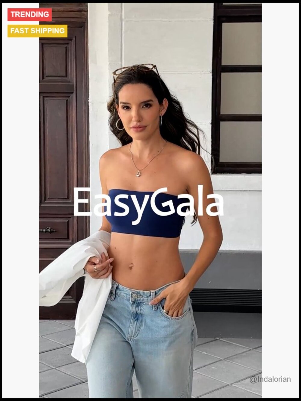 Double Lined Non-Padded Strapless Tube Top Crop Tank - Sexy Going Out - Picture 7 of 7